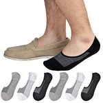 Jormatt 6 Pairs Mens Women Genuine No Show Socks Boys Sneaker Shoes Mesh Knit Low Cut Athletic Cotton Socks Non Slip,Men Shoes size 10-14