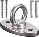 SELEWARE Innovative 450KG Capacity SUS304 Stainless Steel Heavy Duty Swing Hangers Suspension Hooks with Bolt for Concrete Wooden Sets Playground Porch Indoor Outdoor Seat Trapeze Yoga, Gym