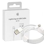 Apple Charger Cable [Apple MFi Certified] iPhone Charger Cord Lightning Cable to USB Cable Original Certified Compatible iPhone 12 11 Xs Max XR X 11 Plus SE, Airpods - White(2M)