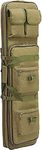 Tactical Gun Range Bag, Rifle Case Tactical Gun Bag 32/38/46 Inches, Integrated Pistol and Magazine Storage Backpack Fishing Rod Bag Backpack Pistol for Hunting Shooting Range Green,117CM