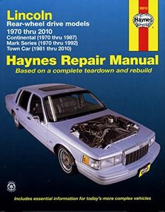 Lincoln RWD Continental,Mark Series,Town Car (70-10) Haynes USA (Paperback)