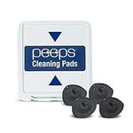 Peeps Eyeglass Lens Cleaner Replacement Pads – Groundbreaking Carbon Microfiber Technology – Used by NASA to Clean Glass – 2 sets package