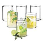 Treo by Milton Vector Borosilicate Glass Tumbler, Set of 6, 300 ml, Transparent