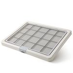 SMARTPAWS Large 29.92"x24.4" Pet Training Tray,Pet Training Pads Holder,Pet Toilet (Grey)