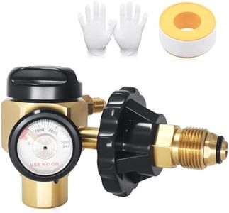 VN-500 Nitrogen Purge Control Valve Regulator with 500psi, Brass Nitrogen Purging Regulator for Leak Testing and Welding Protection