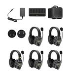 Saramonic 5-Person Full-Duplex 1.9GHz Wireless Headset Intercom System with Hard Case (WiTalk-WT5D)