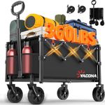 YACONA Wagons Carts Foldable, Light