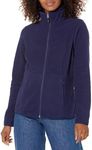 Amazon Essentials Women's Classic-Fit Long-Sleeve Full-Zip Polar Soft Fleece Jacket (Available in Plus Size), Navy, Medium