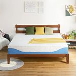 Olee Sleep 12 Inch Perfect Relaxing Wood Platform Bed with Headboard, King