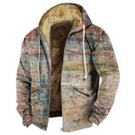 Jackets for Men Mens Western Wear Lined Flannel Jacket for Men Men's Trench & Rain Coats Mens Flannel Sudaderas para Hombre Jacket for Men Mens Winter Coats Mens Jacket（3-Multicolor,3X-Large）