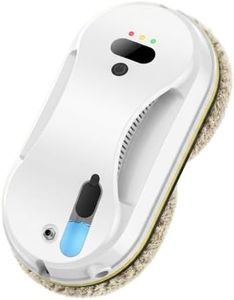 Window Cleaner Robot, 5600Pa Strong Suction Smart Electric Window Cleaning Robot with Auto-Spray Function, 30ml Built-in Water Tank, Ideal for All Smooth Glass & Surfaces, Includes 10 Cleaning Pads