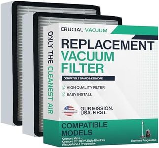 Crucial Vacuum - Filtro HEPA per aspirapolvere Kenmore 86889 EF-1, compatibile con codice articolo 86889 (o 20-86889), 40324, EF1 e MC-V194H (MCV194H), progettato e progettato da Crucial Vacuum