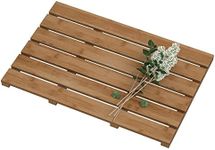 Bamboo Wooden Bath Floor Mat for Lu