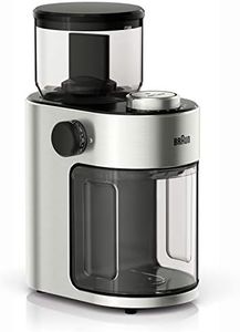Braun Burr Coffee Grinder - KG7070, Stainless Steel/Black
