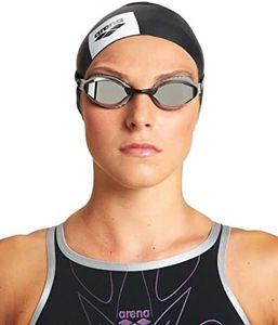 arena Air-Speed Racing Swim Goggles for Men and Women, Silver Mirror/Silver