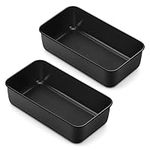 Bread Loaf Pan Set of 2, HaWare Nonstick Loaf Pans with Stainless Steel Core for Baking Bread Banana Sandwich Cake, Non-Toxic & Heavy-Duty, Oven Safe