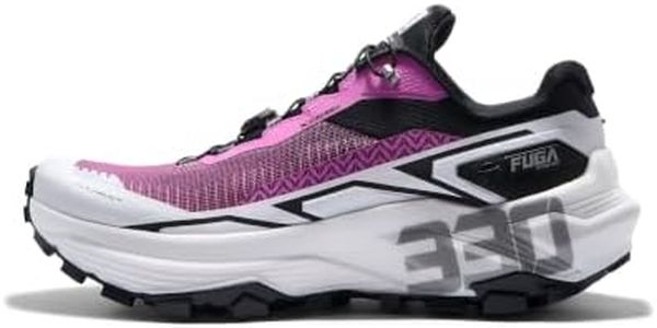 FUGA EX330 Men's Trail Running Shoes, Comfortable Ultra-long Distance Trail Running Shoe with High-Rebound and Cushion, Lightweight Breathable Non Slip Mountain Trail Shoes for Diverse Terrain
