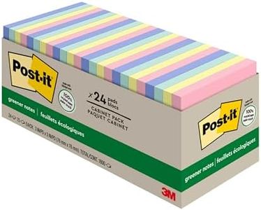 Post-it‎ Greener Notes Helsinki Collection 76mm x 76mm 654R-24CP-AP (Pack of 24)