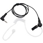 Replacement Hytera TD360 Listen Only FBI Earpiece - Acoustic Earphone with 3.5mm Connector for Hytera TD360 Radio - Headset for Security and Surveillance