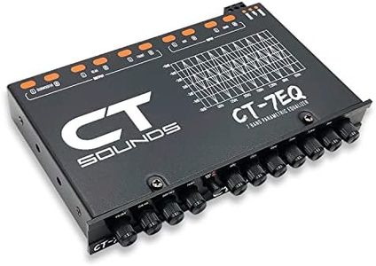 CT Sounds CT-7EQ 7 Band 1/2 Din Parametric Car Audio Equalizer