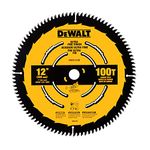 DEWALT 12 in. 100T Ultra Fine Finish Saw Blade (DWA112100)