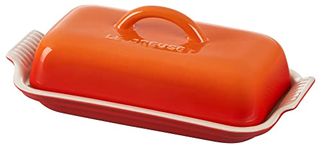 Le Creuset Stoneware Heritage Butter Dish, Flame