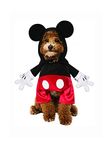 Rubie's Unisex Adult Disney: Mickey & Friends Pet Costume, Mickey Mouse Party Goods, Mickey Mouse, S Neck 12 Girth 17 Back 11 US