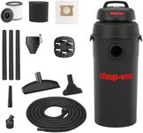 Shop-Vac 9522205 5 Gallon 5.5 Peak HP Hangup Wet/Dry Vacuum, 1.25 Inch Diameter x 7 Foot Hose, 18 Foot Cord, Wall Mount Included, Ideal for Garage, Workshop & Home