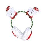 OULII Christmas Headband Fluffy Ear