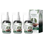 3PCS Respinature Herbal Lung Cleanse Mist - Natural Respiratory Cleanse & Breathe Spray, Lung Exerciser Powerful Lung Support, Herbal Lung Care Essence Daily Use - 30ml