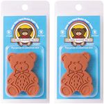 Brown Sugar Bear Original Brown Sugar Saver and Softener, Terracotta, Pack of 2