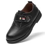 DADAWEN Kid's Boy's Oxford Dress Shoes(Little Kids/Big Kids)-Black Child 8.5 US