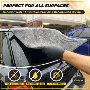 CarMax Twisted Loop XXL Car Drying Towel – Double-Sided Microfibre 90x60cm 1400gsm
