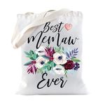 TSOTMO Gift for MEMAW Best Memaw Ever Cosmetic Bag Memaw Birthday Gift Grandma Gift, Memaw canvas,