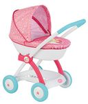 Smoby 7/254102 DP LANDAU Disney Princess Pram, Pink, White, Blue, 57 x 38 x 58 centimètres