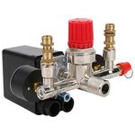 Liccx Pressure Switch, Air Compressor Switch Reliable for Pressure Controller for Air Compressor for Professional Use for General Purpose