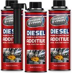 SYPRIN Diesel Additive 3x 250ml - engine additive for diesel cars I injector dpf cleaner I fuel system additives for diesel motors particulate filter…