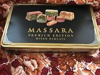 New Baklava Mixed Massara Premium Edition Baklava-350 g-12.35 Oz Made in Turkiye