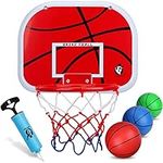 Mini Red Basketball Hoop Set, Over 