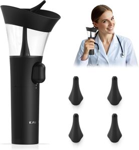 KAUGIC Ear Wax Removal Kit – Manual Ear Cleaner with Silicone Tip, Home Use