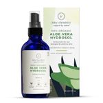 Juicy Chemistry Aloe Vera Face Toner, 110ml | For Soothing, Calming Sensitive & Sun Damaged Skin | Made with 100% Pure Aloe Vera & 100% Certified Organic Mist Spray for Men and Women | Cruelty Free, Vegan