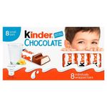 Kinder Milk Chocolate Small Bars with a Milky Filling, 8 x 12.5g