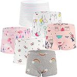 Adorel Girls Underwear Knickers Cotton Pants Pack of 6 Balloon 8-9 Years (Manufacturer Size: 130)