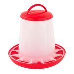 KCT 3kg Large Chicken Feeder Outdoor Poultry Food Dispenser Self Filling Gravity