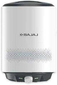 Bajaj Shield Series Popular Plus 15L Storage Water Heater | 5 Star Rated Geyser for Bathroom & Kitchen | Efficient Copper Heating Element | Suitable for High-Rise Buildings | 4-Yr Warranty 【White】