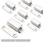 Mousike Cabinet Magnets Magnetic Door Catch Stainless Steel Door Magnet for Kitchen Bathroom Cupboard Wardrobe Closet Closures Cabinet Door Drawer Latch 20 lbs(6Pack)