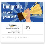 Amazon Shopping Voucher - Congratulations - Greatwin