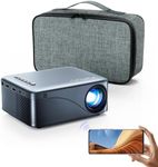 Mini Projector, Vamvo WiFi Projector Portable Movie Projector, Outdoor Projector with Stylish streamlined Design, Easy Connection to Smartphones and Tablets