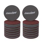 Ezprotekt 3.5 Inch Furniture Sliders 89 mm Round Felt Sliders Moving Furniture Gliders Pads for Hardwood Floors Protection and All Hard Surfaces,16 PCS Brown