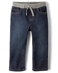 The Children's Place Boys Baby and Toddler Pull on Straight Jeans, Liberty Blue, 3T